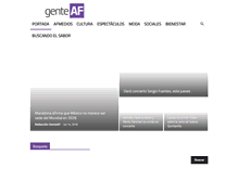 Tablet Screenshot of genteaf.com
